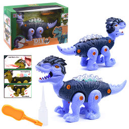 Конструктор "Огненный динозавр" с отверткой в коробке