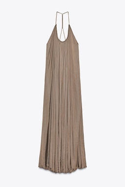 ZW COLLECTION LONG SATIN DRESS - Zara фото 14