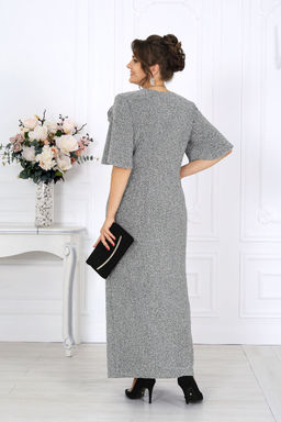 Платье Ninele 7509 серебро фото 2