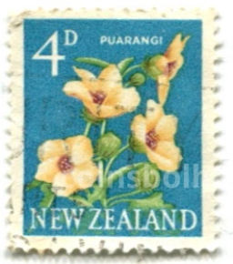 Марка Новозеландский гибискус Новая Зеландия