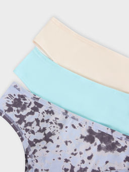 Цена за 2 штуки! Трусы женские бразилиана мультипак (3шт.) в бежевом цвете - Mark formelle фото 9