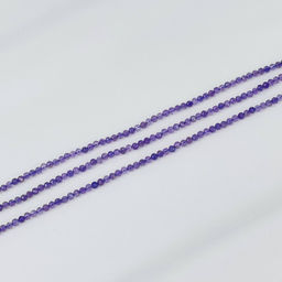 Бусины для украшений из Аметиста (156 бусин) 39 см