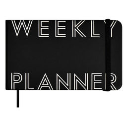 Еженедельник недатированный ESCALADA, 150х90 мм, 80 л., арт. 64073/ 20 ВИННЕР ЧЁРНЫЙ (кожзам: твёрды