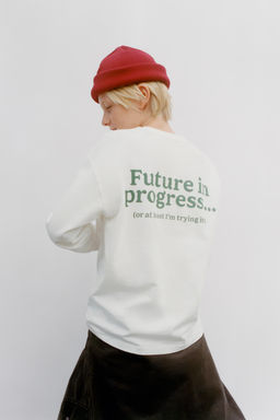 SLOGAN PRINT T-SHIRT - Zara фото 5