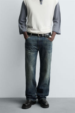LOW-RISE FLARE FIT JEANS - Zara фото 2