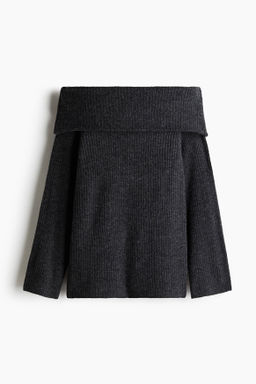 Jersey off-the-shoulder - H&m фото 2
