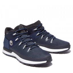 Мужские ботинки Timberland Sprint Trekker Mid Fabric WP синие  фото 4