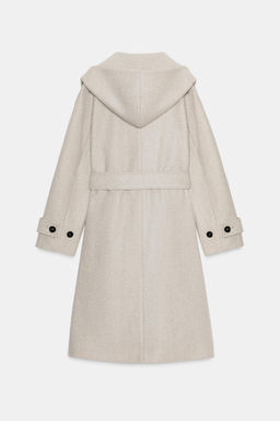 SOFT HOODED COAT - Zara фото 11