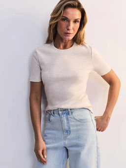 Базовая футболка из хлопка / Zarina