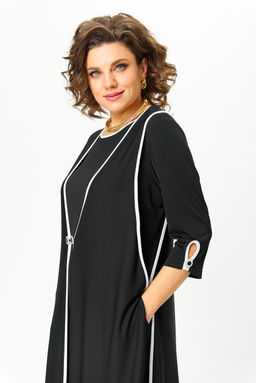 Костюм Michel Chic 1413 черный, белый  фото 2