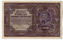 Банкнота 1000 марок 1919 года Польша
