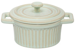 Форма для запекания с крышкой 200 мл 14.3*10.3*8.2 см "Традиция" круглая мятный