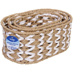 Корзины плетеные в наборе 3шт "ПЛАНТА", цвет как на фото, форма овал, 28*18*12/24*15*11/20*11*10см (Лейбл)