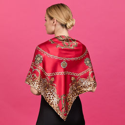 Платок Леопард 90х90 см