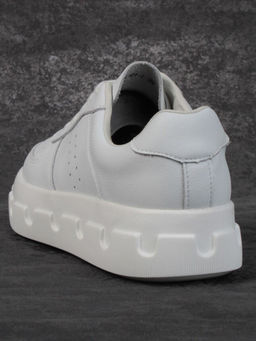 05-PDXL101-1 WHITE Кроссовки женские (натуральная кожа)
