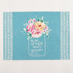 Цена за 2 шт. Салфетка на стол Happy, ПВХ, 40?29 см