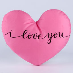 Подушка декоративная Love, 26?31 см, велюр