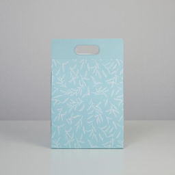 Цена за 2 шт. Переноска для цветов Love, голубая, 24×12.5×37 см