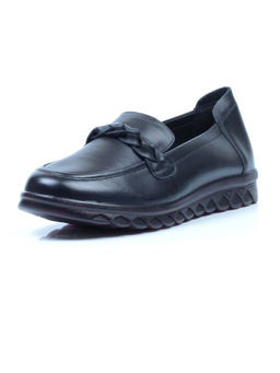 03-5913 BLACK Полуботинки женские (натуральная кожа)