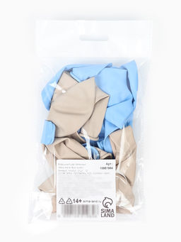 МП Воздушный шар латексный 12" «Весь мир в твоих руках», бежевый, голубой, 12 шт. 10900187