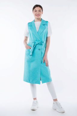 012-0126 Пальто облегченное (пояс) - El podio фото 3