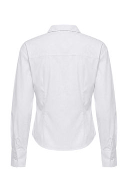 Trendyolmilla Wardrobe Essentials  Beyaz Cep Detayl? Vucuda Oturan Gomlek | TWOSS26GO00019  фото 7