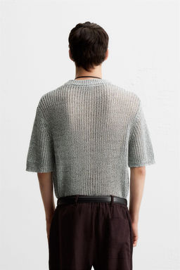 OPEN KNIT T-SHIRT - Zara фото 3