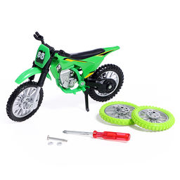 Мотоцикл Эндуро, металлический, со сменными колёсами, 1:18, цвет МИКС - Simaland фото 8