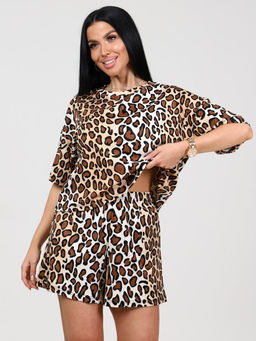 012 ПИЖАМА (Гепард/белый) - А-дина фото 3