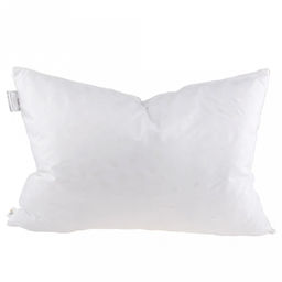 Подушка для сна 50х70см "Перышко" 2-х камерная, наполнитель исскуственный лебяжий пух высшего сорта, чехол съемный, на молнии (тик смесовый, состав 30% хлопок/70% п/э), внутренний чехол нетканное полотно (п/э100%), вес 950гр, упаковка п/э пресс, "Дом