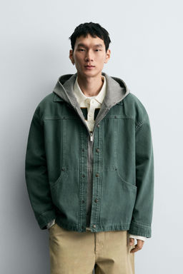 WASHED STRUCTURED OVERSHIRT - Zara фото 2