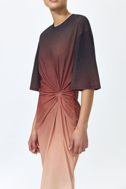 Vestido camiseta con nudo decorativo - H&m фото 2