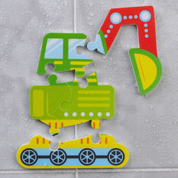 Мягкий пазл для малышей Экскаватор, 4 детали, Крошка Я  фото 8