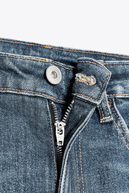 TRF CROPPED FLARE HIGH-WAIST JEANS - Zara фото 10