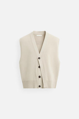 RIBBON KNIT WAISTCOAT - Zara фото 7