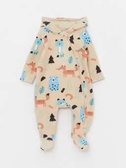 Kap??onlu Erkek Bebek Tulum (0-12 Ay Patikli, 12 Ay+ Patiksiz)