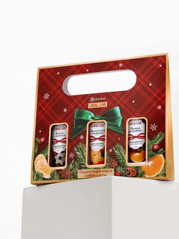 Крем для рук «С Новым годом», набор 3 шт., аромат: мандарин, печенье, глинтвейн, URAL LAB