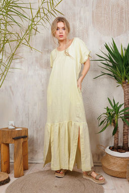 Платье AMORI 9714 желтый лимон