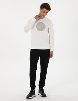 Siyah Slim Fit 3 _plik Pa_as_ Lastikli E_ofman Alt_