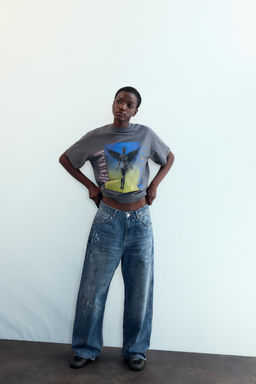 NIRVANA FADED-EFFECT T-SHIRT