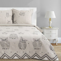 Постельное бельё Этель евро Ушастые совы (вид 2) 200 х 217 см, 220 х 240 см, 70 х 70 - 2 шт