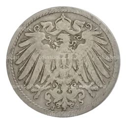 10 пфеннигов 1893 года J Германия