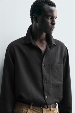 STRIPED FLOWING SHIRT - Zara фото 5