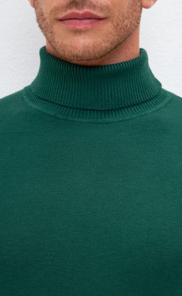 Водолазка мужская F121-01-868 зеленая - Fine joyce фото 7