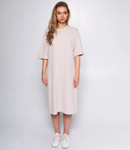 Платье #ОКТ095008, бежевый