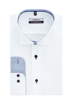 Сорочка мужская длинный рукав GREG 100/139/WH/Z/2p Сорочка мужская длинный рукав GREG 100/139/WH/Z/2p