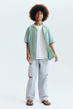 Camisa resort de algod?n - H&m фото 5