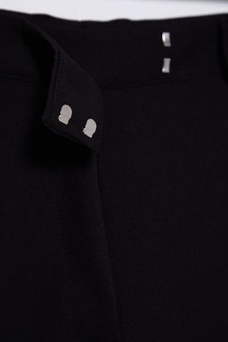 TRENDYOLMILLA Siyah Dusuk Bel Wide Leg/Genis Paca Dokuma Pantolon TWOSS25PL00025 фото 9