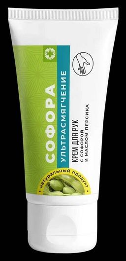 Крем для рук Ультрасмягчение с софорой и маслом персика, 70г - Крымский лекарь фото 2