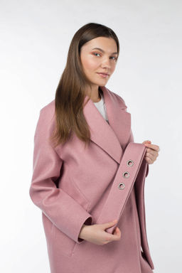 Пальто женское демисезонное (пояс) - El podio фото 7